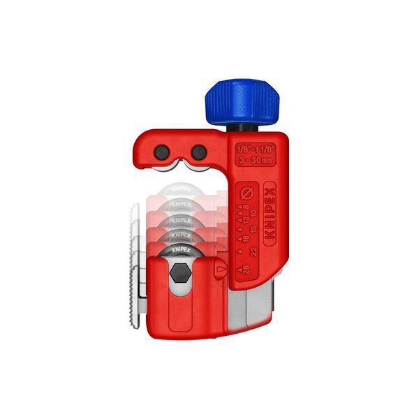 Труборез диаметром 3 &ndash; 30 mm (1/8 &ndash; 1 1/8") KNIPEX TubiX&reg; S 90 31 01 фото
