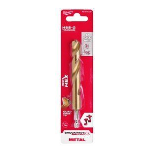 Сверло по металлу RedHEX SHOCKWAVE HSS-TiN MILWAUKEE, &Oslash;13,0х130х83мм 48894729 фото