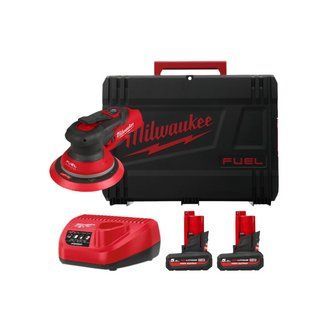Шліфмашина ексцентрикова акумуляторна безщіткова MILWAUKEE M12 FROS5-502X, діаметр150мм (зарядний пристрій С12 С, 2 акумулятори 4933493651 фото