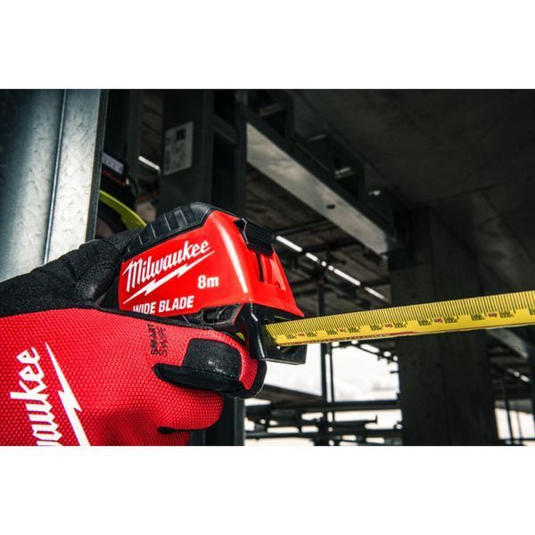 Рулетка магнитная WIDE BLADE MAGNETIC MILWAUKEE (Gen2), 8м (35мм) 4932499209 фото
