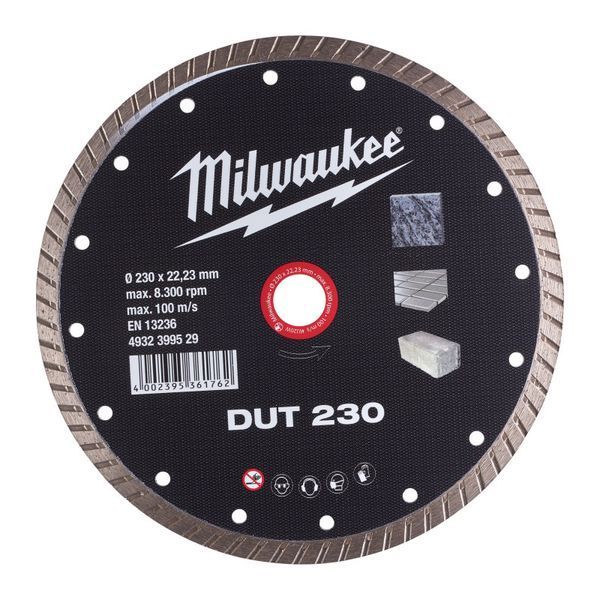 Диск алмазный MILWAUKEE DUT 230, &Oslash;230мм (керамическая плитка/чистый рез) 4932399529 фото