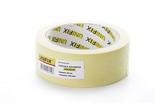 Стрічка клейка малярна MR-7830472P преміум 38мм*40м UNIFIX 054877 фото