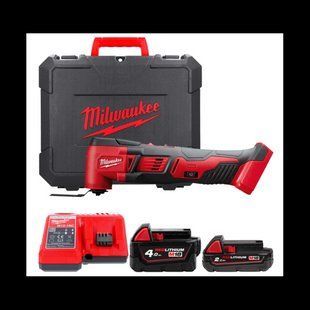 Инструмент многофункциональный аккумуляторный MILWAUKEE, M18 BMT-421C (ЗУ, 1х2Ач, 1х4Ач, кейс) 4933446210 фото