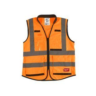 Жилет сигнальный Hi-Viz PREMIUM MILWAUKEE оранжевый, размер L/XL 4932471899 фото