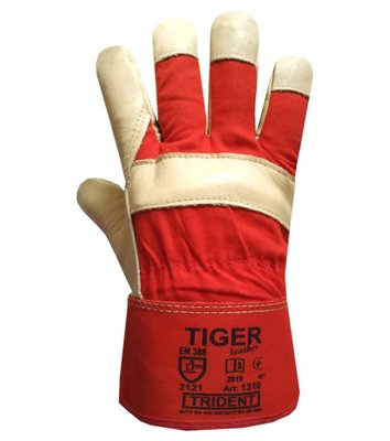 Перчатки Trident TIGER, бежевые кожаные, арт. 1310 1310 фото