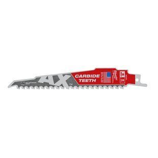 Полотно для сабельных пил TCT AX FANG TIP MILWAUKEE, 150х5мм, (дерево с гвоздями)(замена 48475221) 48005221 фото