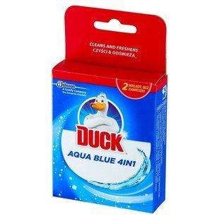 Duck AQUA 4в1 упр. очищ. д/унитаза изменений блок 2 шт. Синий 5000204669756 фото
