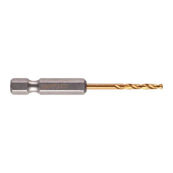 Свердло по металу RedHEX SHOCKWAVE HSS-TiN MILWAUKEE, діаметр 2,5х62х19мм, (2шт) 48894704 фото
