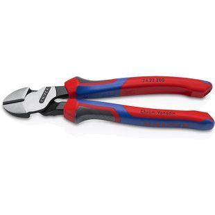 Кусачки&nbsp;боковые&nbsp;(бокорезы)&nbsp;особой&nbsp;мощности, 12&deg;,&nbsp;&Oslash;4,2мм,&nbsp;200мм&nbsp;KNIPEX&nbsp;74&nbsp;22&nbsp;200,&nbsp;фосфатированные 74 22 200 фото
