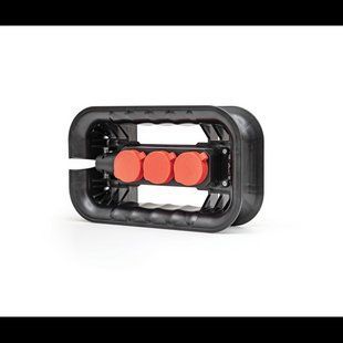 Тримач кабелів QBRICK SYSTEM CUSTOM CABLE WINDER WITH ELECTRICAL STRIP з розетками (кабель у комплект не входить) (333х197х92мм) Z260523PG001 фото