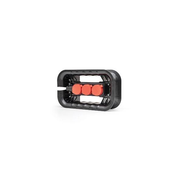 Тримач кабелів QBRICK SYSTEM CUSTOM CABLE WINDER WITH ELECTRICAL STRIP з розетками (кабель у комплект не входить) (333х197х92мм) Z260523PG001 фото