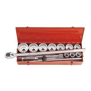 Набор головок 1" 14 ед. 12-ти гранные,короткие, дюймовые 1-7/16" 8015SR фото