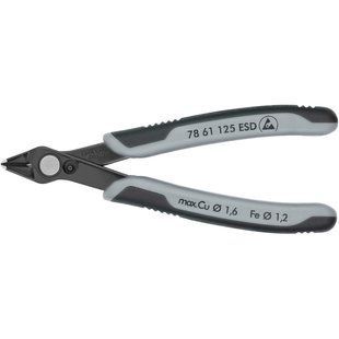 Кусачки Electronic Super Knips, діаметр 1,6мм, 125мм KNIPEX 78 61 125 ESD 78 61 125 ESD фото