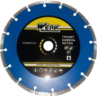 Алмазний диск Werk Segment 1A1RSS/C3-W WE110102 (230x7x22.23 мм) 43571 фото