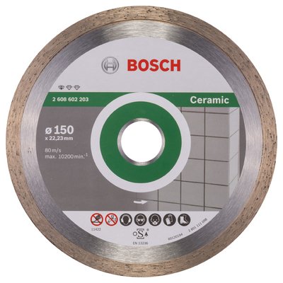 Алмазний диск Standard for Ceramic 150-22,23 2608602203 фото