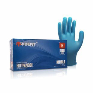Рукавички нітрилові Trident nitrile фото