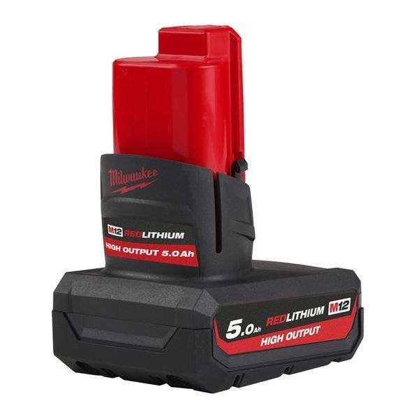 Акумулятор Li-Ion HIGH OUTPUT MILWAUKEE, M12 HB5 5Аг 4932480165 фото