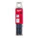 Свердло по металу HSS-R MILWAUKEE DIN338, діаметр 5,5х93х57мм, (10шт), пластикова коробка 4932363489 фото 1