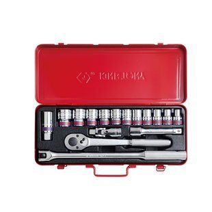 Набор головок 1/2" 16 ед. 12-ти гранные,короткие, дюймовые 4016SR фото