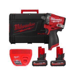 Гайковерт аккумуляторный бесщеточный 1/2'' MILWAUKEE, M12 FCIWF12G3-502X, 746Нм, с кольцом 4933493455 фото