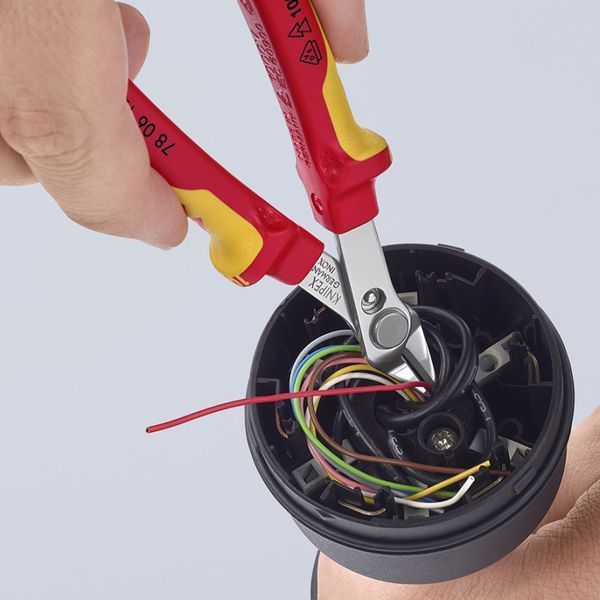 Кусачки Electronic Super Knips, діаметр 1,6мм, 125мм&nbsp;VDE&nbsp;KNIPEX&nbsp;78&nbsp;06&nbsp;125,&nbsp;полированные 78 06 125 фото