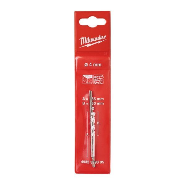Свердло по бетону MILWAUKEE PREMIUM діаметр 4x85х25мм 4932399395 фото