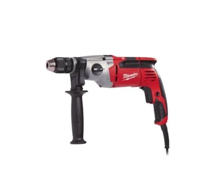 Дриль з ударом двошвидкісний MILWAUKEE, PD2E 24 R, 1020Вт (60Нм) (бічна рукоять, HD кейс) 4933419595 фото