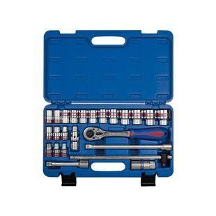 Набор головок 1/2" 24 ед. 12-ти гранные,короткие, дюймовые 1/2"-1-1/4" в кейсе ST4028SR фото