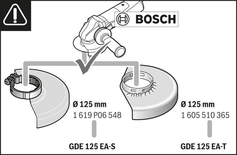Насадка для видалення пилу Bosch GDE 125 EA-T 1600A003DJ фото