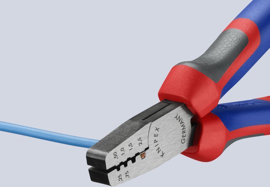 Инструмент для обжима контактных гильз 0,25-16,0мм&sup2;, 145мм KNIPEX 97 62 145 А, фосфатированный 97 62 145 A фото