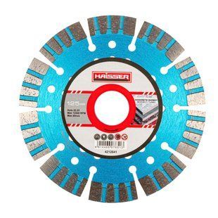 Диск алмазный Segment/Turbo CONCRETE EXPERT 125x2,2x12x22,23 (HAISSER) 4212641 107651 фото