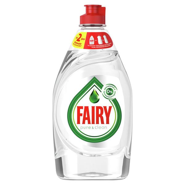 FAIRY Засіб для миття посуду Pure & Clean 450мл 8001090837424 фото