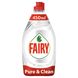 FAIRY Средство для мытья посуды Pure & Clean 450мл 8001090837424 фото 1