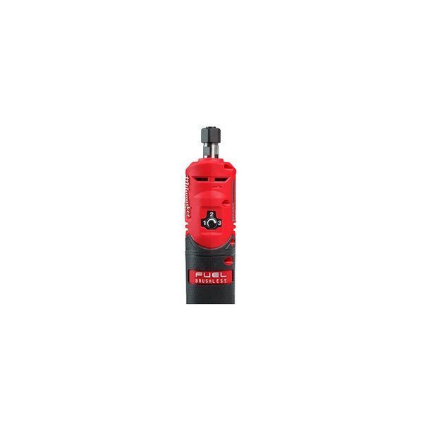 Шліфмашина пряма цангова акумуляторна безщіткова MILWAUKEE, M12 FDGS-422B (зарядний пристрій С12 С, 1 акумулятор М12 В2 2Аг, 1 а 4933471436 фото