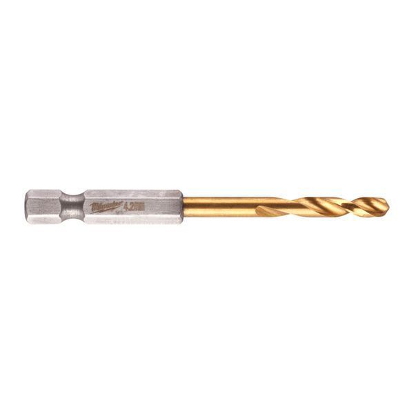 Сверло по металлу RedHEX SHOCKWAVE HSS-TiN MILWAUKEE, &Oslash;4,2х74х28мм 48894709 фото
