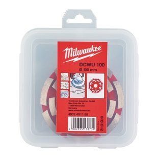Чашка алмазна шліфувальна MILWAUKEE DCWU 100, діаметр 100х22,23мм 4932451185 фото
