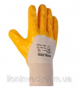 Перчатки D-OIL трикотажные с нитриловым покрытием "Doloni" 4523, размер 10 4523 фото