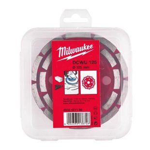 Чашка алмазна шліфувальна MILWAUKEE, DCWU, діаметр 125х22,23мм 4932451186 фото