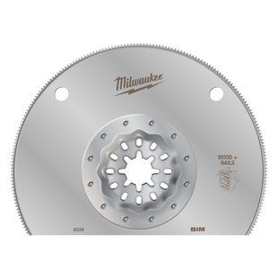 Полотно для мультитула BiM STARLOCK MILWAUKEE, діаметр 100х28мм (деревина з цвяхами) 48906039 фото