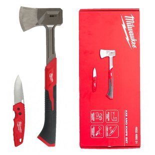 Набор нож FASTBACK и топор 40 см MILWAUKEE 4932499031 фото