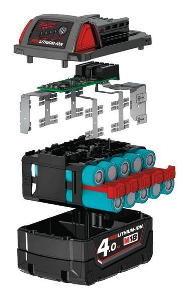 Аккумулятор Li-Ion MILWAUKEE, M18 B5 5Ач 4932430483 фото