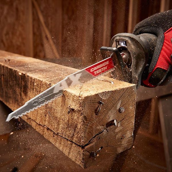Полотно для сабельных пил AX FANG TIP CARBIDE MILWAUKEE, 150х5мм, (дерево с гвоздями) 48475221 фото