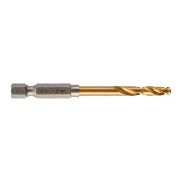 Сверло по металлу RedHEX SHOCKWAVE HSS-TiN MILWAUKEE, &Oslash;4,5х76х29мм, (10шт) 4932478179 фото