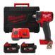 Гайковерт акумуляторний безщітковий 1/2'' MILWAUKEE, M18 FIW2F12-502Х, 339Нм, з кільцем (зарядний пристрій M12-18 FC, 2 акумулят 4933478444 фото 1