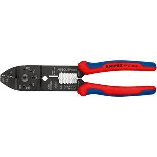 Кліщі для опресування, різання та зачистки 230мм KNIPEX 97 21 215 B, фосфатовані 97 21 215 B фото