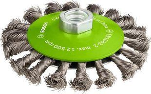 Щітка крацовка PRO Stainless Steel heavy, 115 х 0,35 мм, з різьбою 2608622109 фото