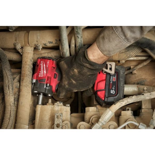 Гайковерт аккумуляторный бесщеточный 1/2'' MILWAUKEE, M18 FIW2P12-502X, 339Нм, с пином 4933478447 фото