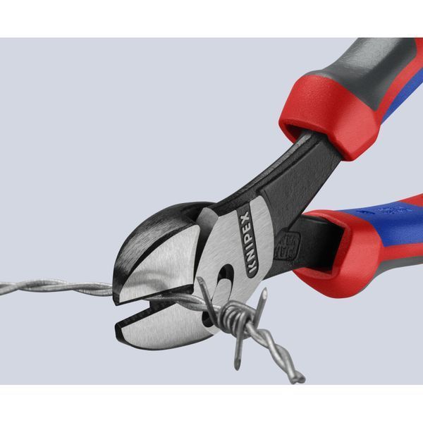 Кусачки&nbsp;боковые&nbsp;(бокорезы)&nbsp;особой&nbsp;мощности&nbsp;TwinForce,&nbsp;&Oslash;4,0мм,&nbsp;180мм&nbsp;KNIPEX&nbsp;73&nbsp;71&nbsp;180 BK,&nbsp;фосфат 73 72 180 BK фото