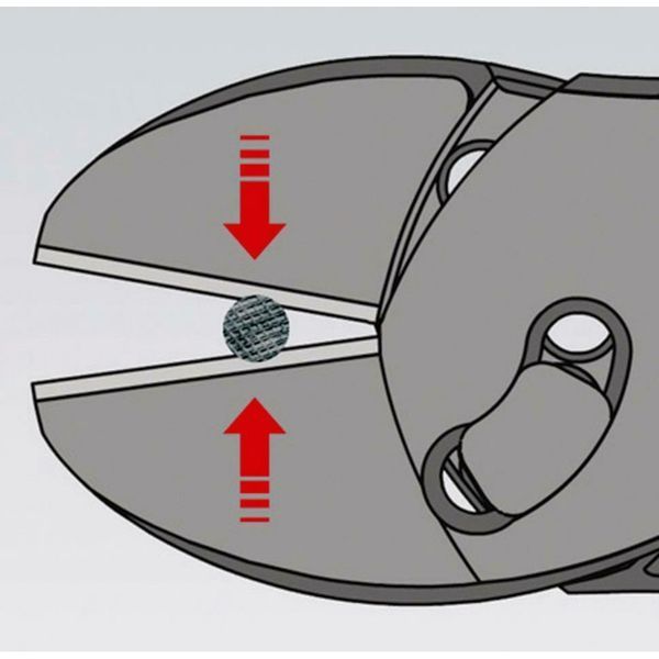 Кусачки&nbsp;боковые&nbsp;(бокорезы)&nbsp;особой&nbsp;мощности&nbsp;TwinForce,&nbsp;&Oslash;4,0мм,&nbsp;180мм&nbsp;KNIPEX&nbsp;73&nbsp;71&nbsp;180 BK,&nbsp;фосфат 73 72 180 BK фото