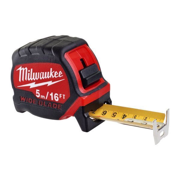 Рулетка MILWAUKEE WIDE BLADE, 5м/16фт (33мм) 4932471817 фото